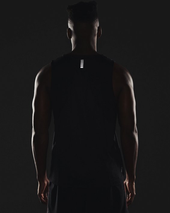เสื้อกล้าม UA Iso-Chill สำหรับผู้ชาย, Black, pdpMainDesktop image number 3